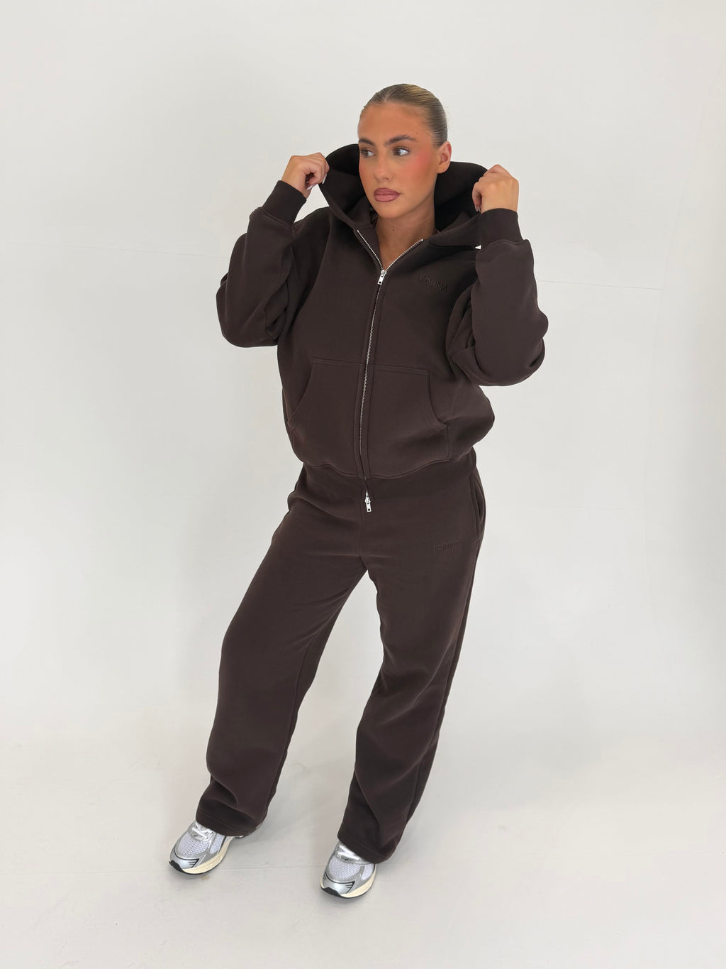 Forma Born Premium Straight Mocha Leg Tracksuit Set