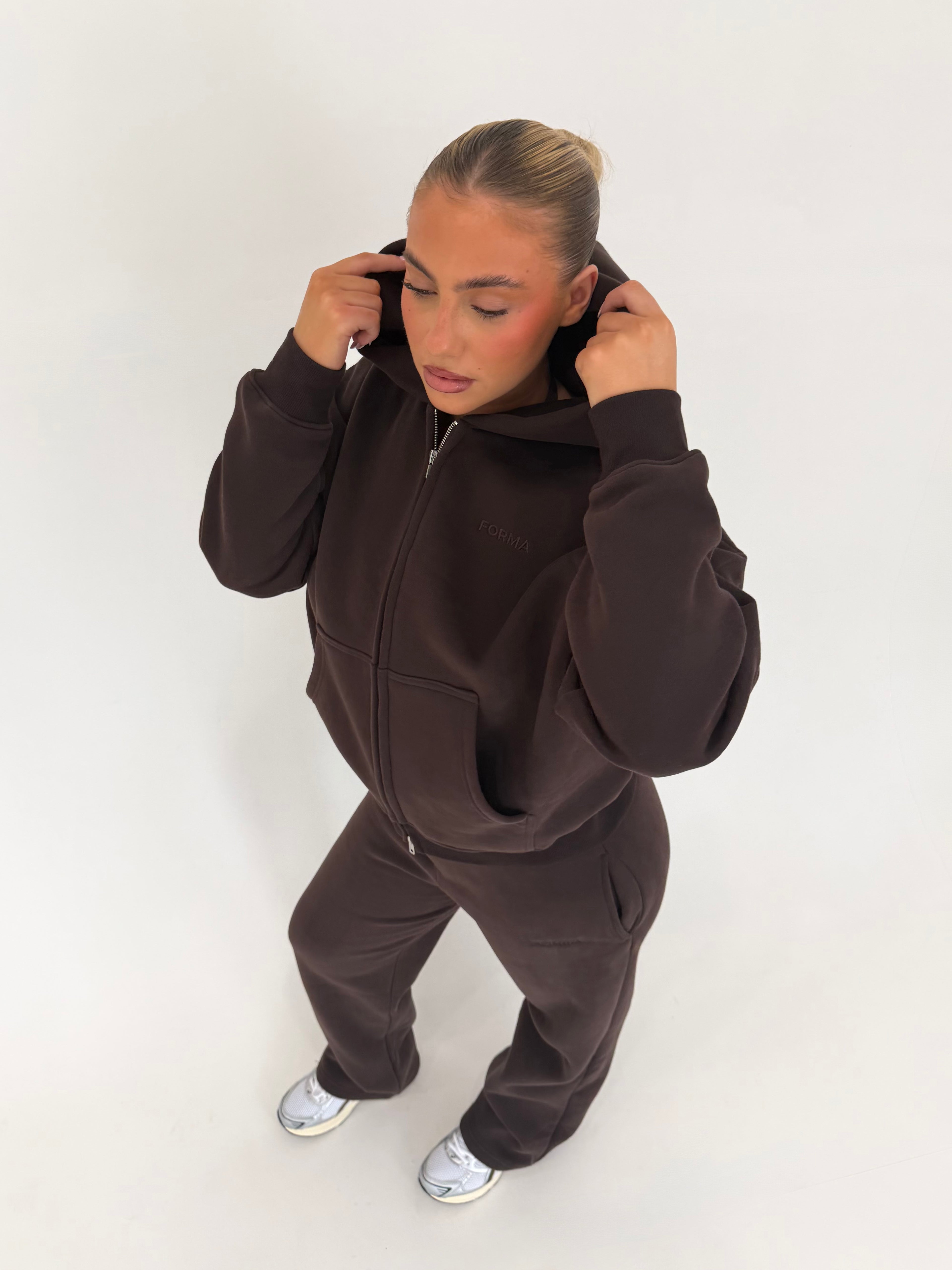 Forma Born Premium Straight Mocha Leg Tracksuit Set