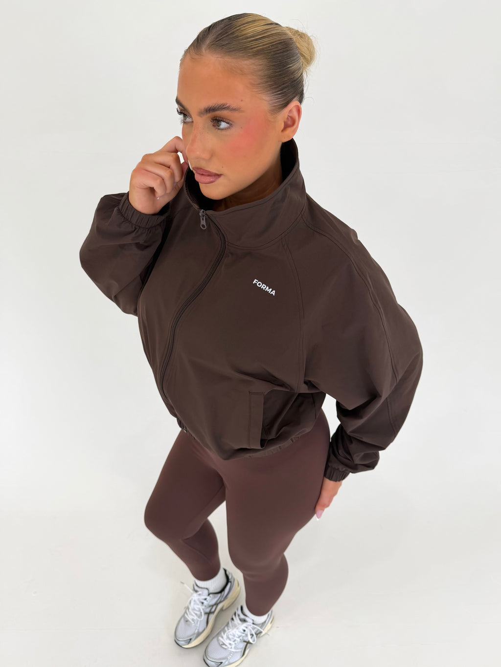 Forma Aero Mocha Lightweight Performance Windbreaker Jacket