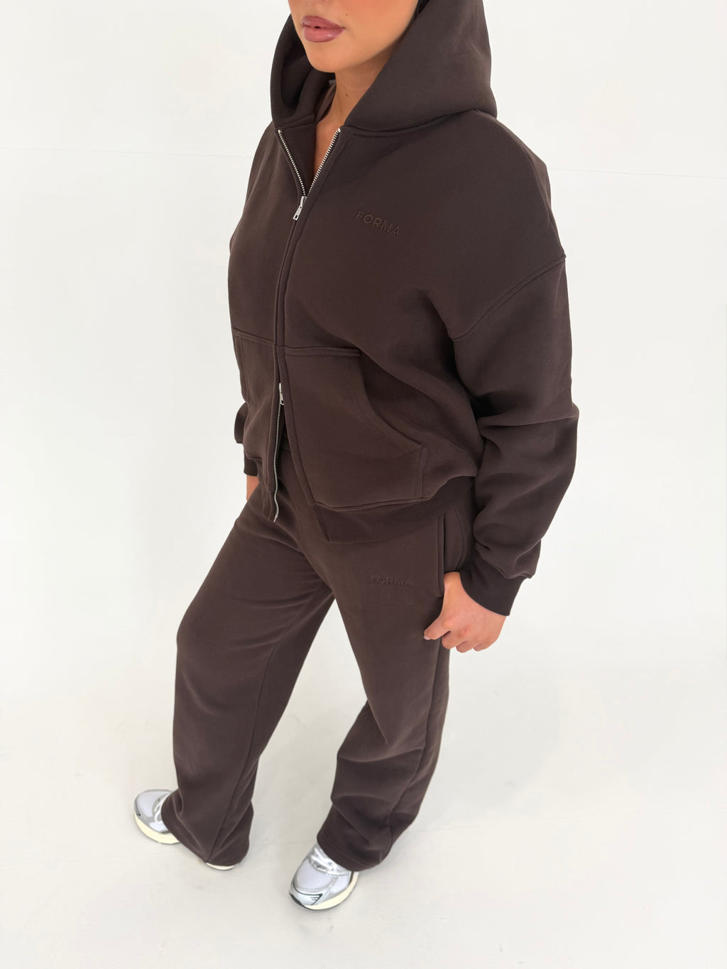 Forma Born Premium Straight Mocha Leg Tracksuit Set