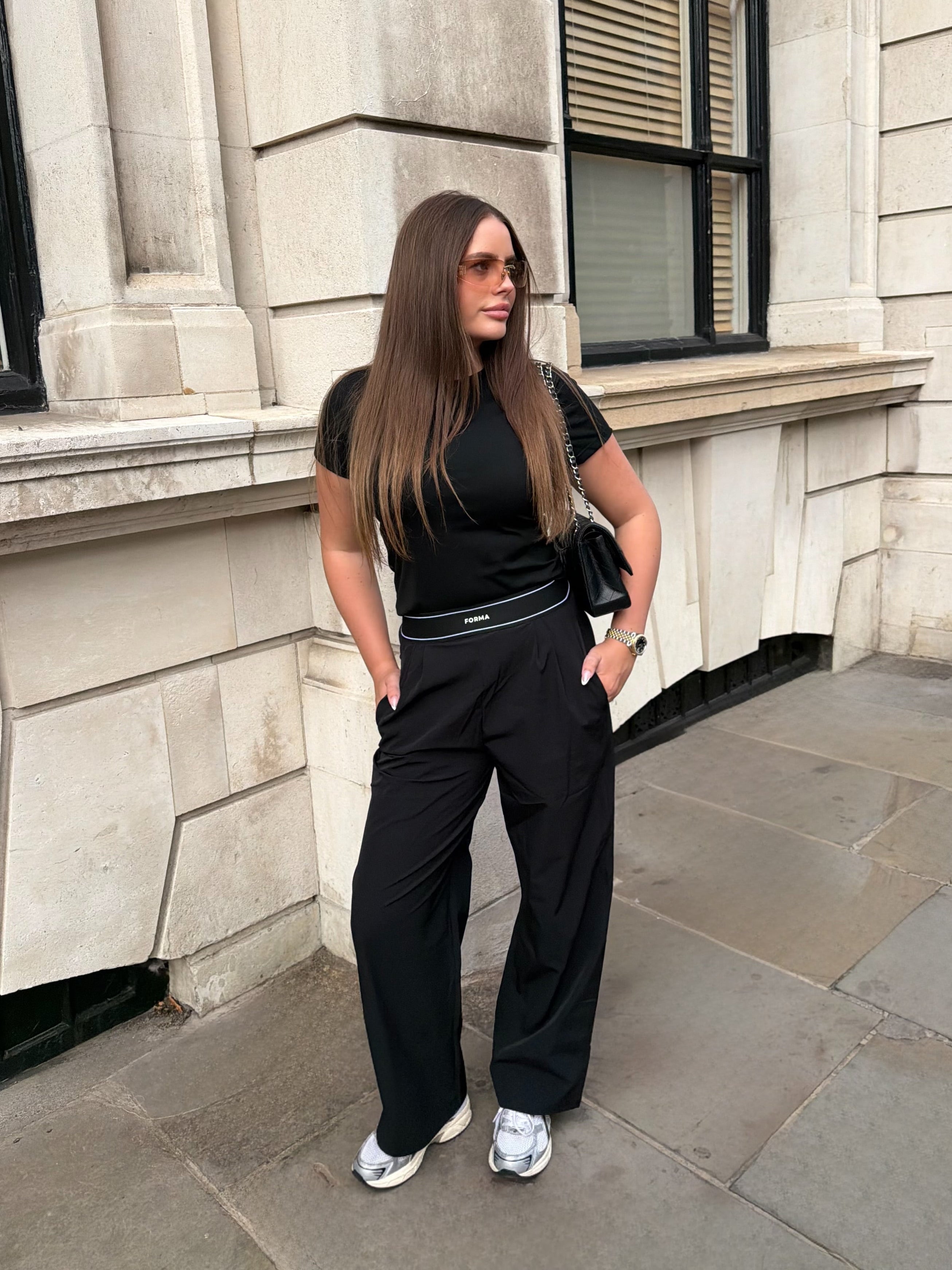 Forma Black Off Duty Trouser Set