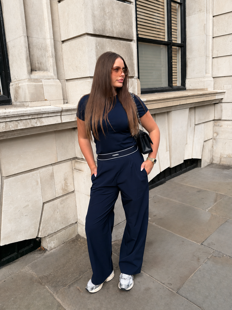 Forma Navy Off Duty Trouser Set