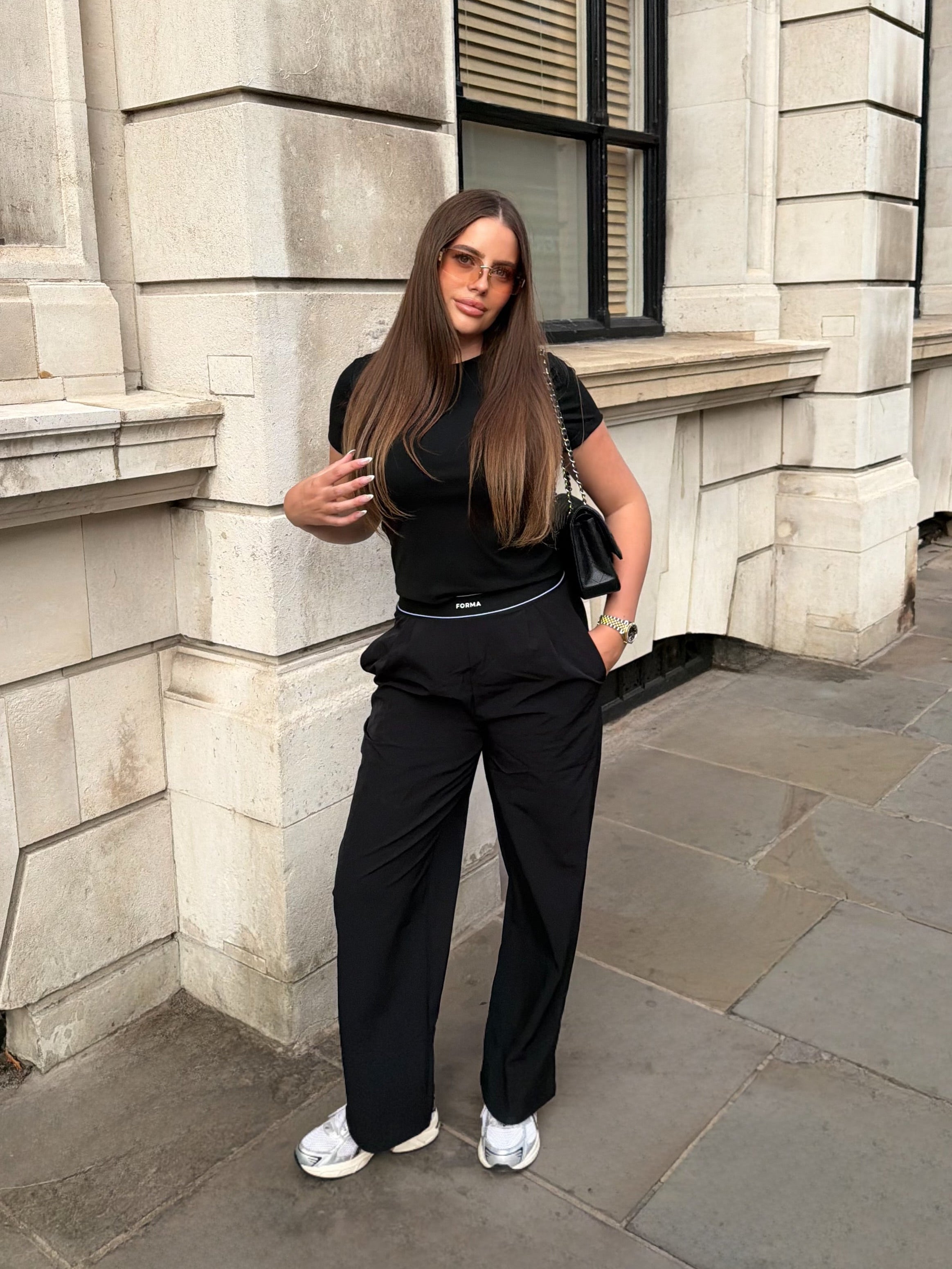 Forma Black Off Duty Trouser Set