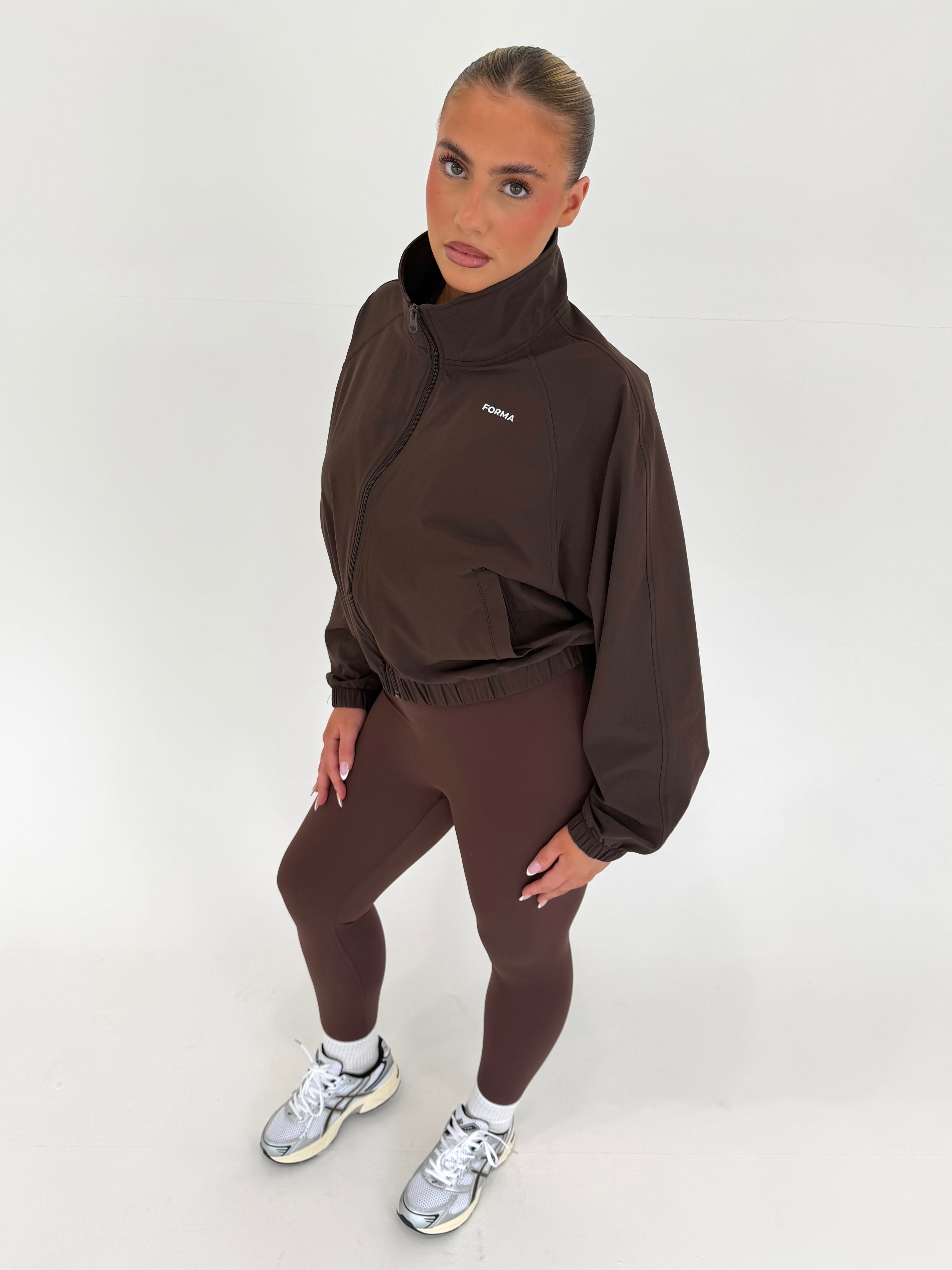 Forma Aero Mocha Lightweight Performance Windbreaker Jacket