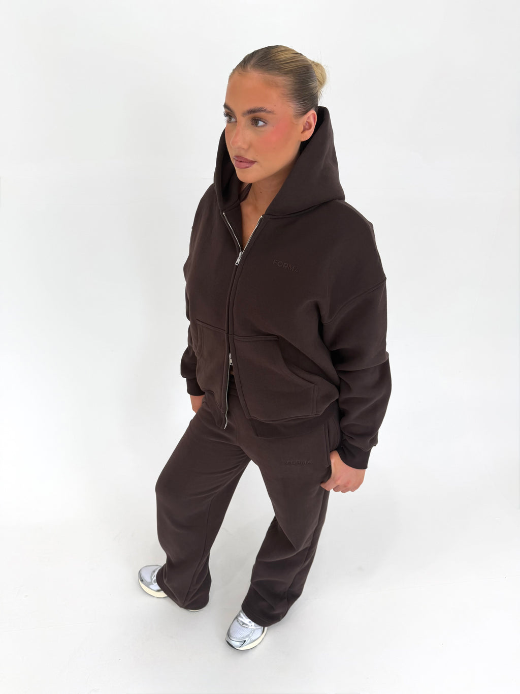 Forma Born Premium Straight Mocha Leg Tracksuit Set