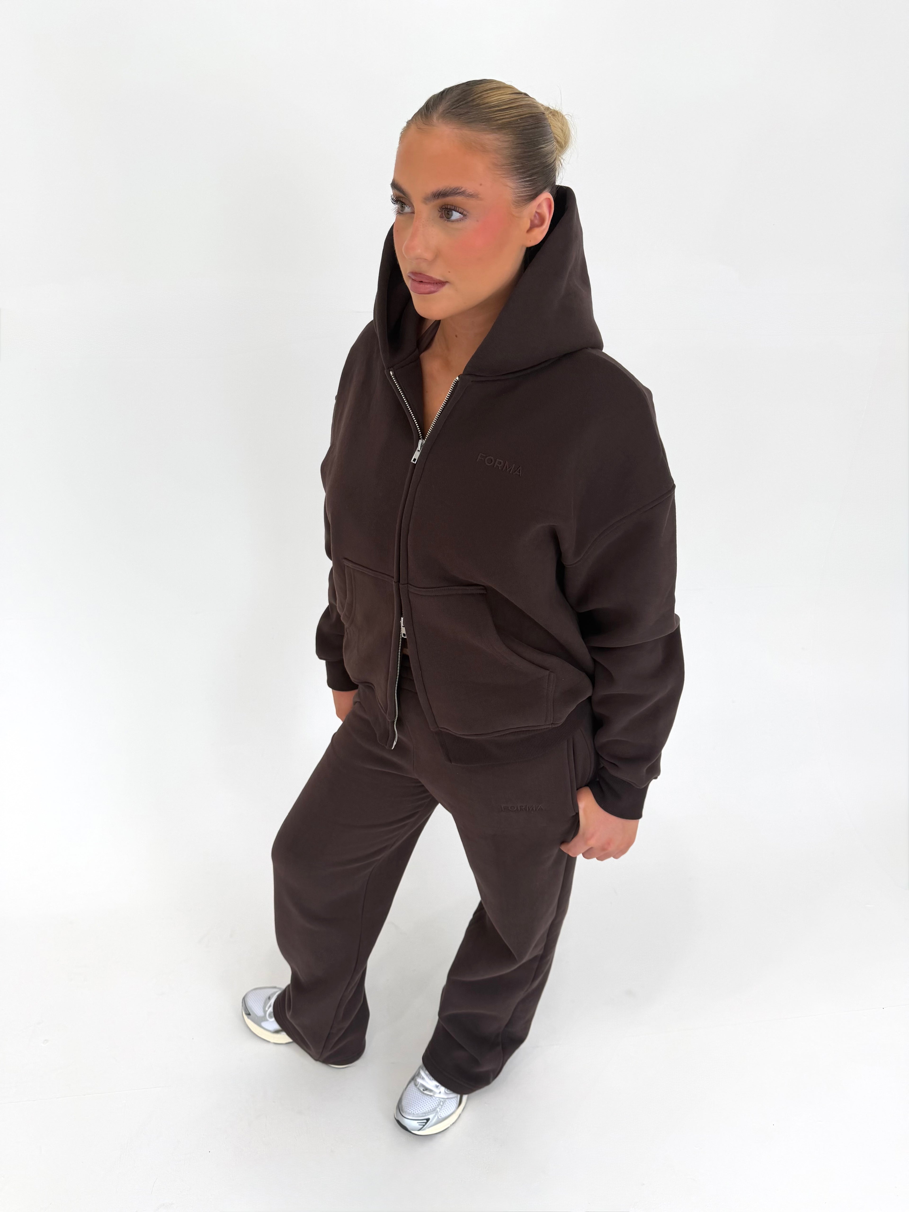 Forma Born Premium Straight Mocha Leg Tracksuit Set