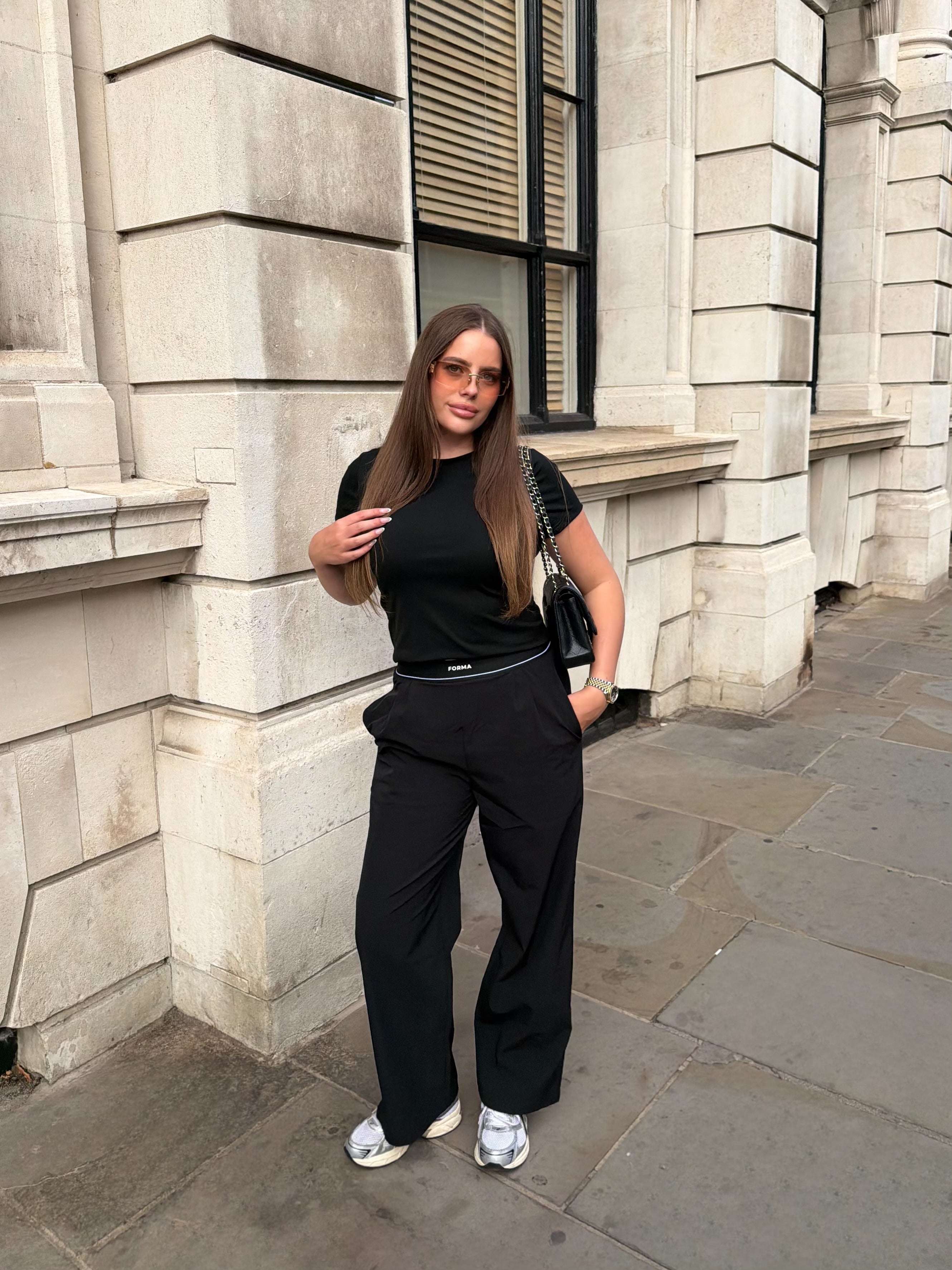 Forma Black Off Duty Trouser Set