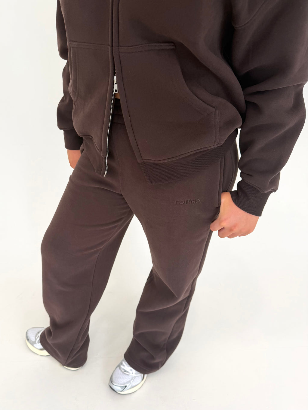 Forma Born Premium Straight Mocha Leg Tracksuit Set