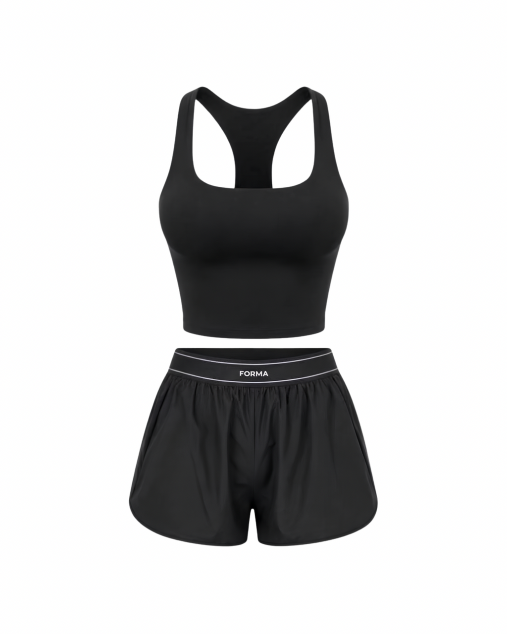 Forma Black Off Duty Shorts Set