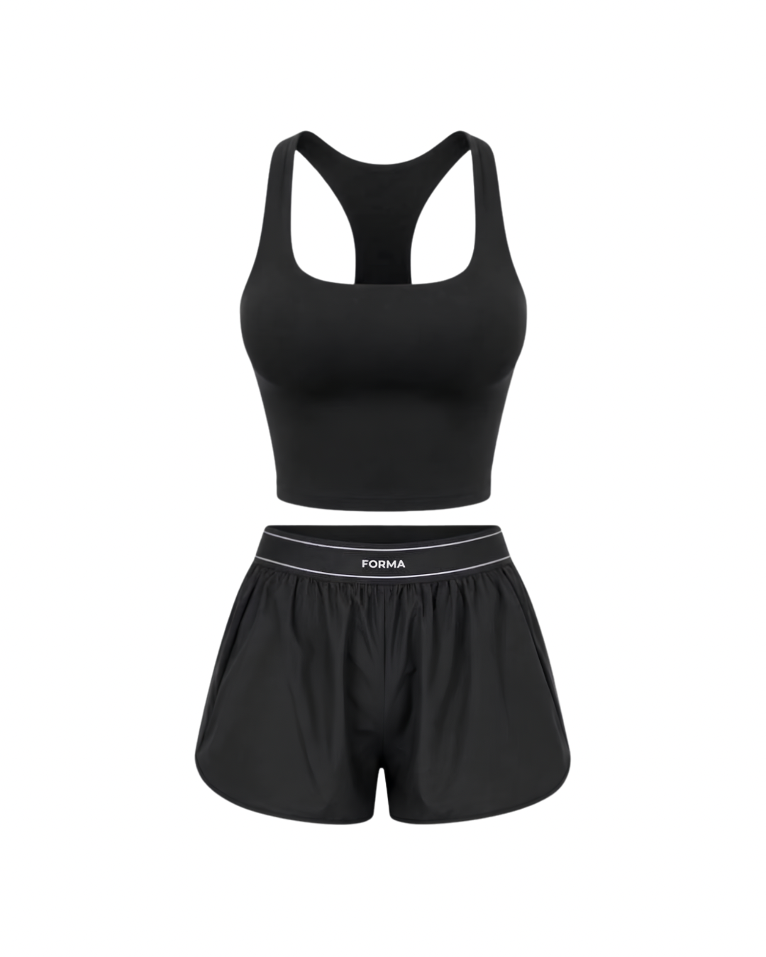 Forma Black Off Duty Shorts Set