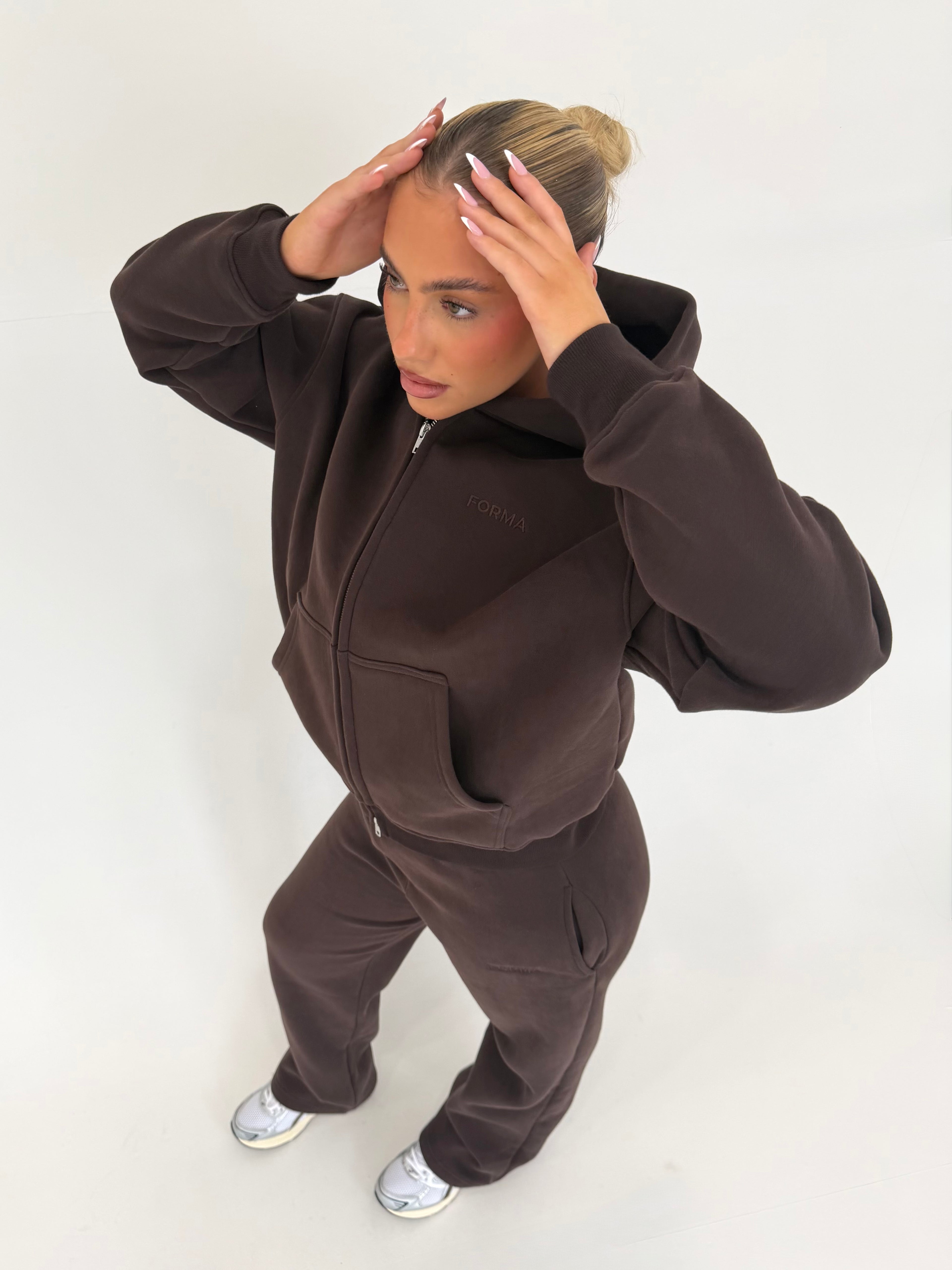 Forma Born Premium Straight Mocha Leg Tracksuit Set