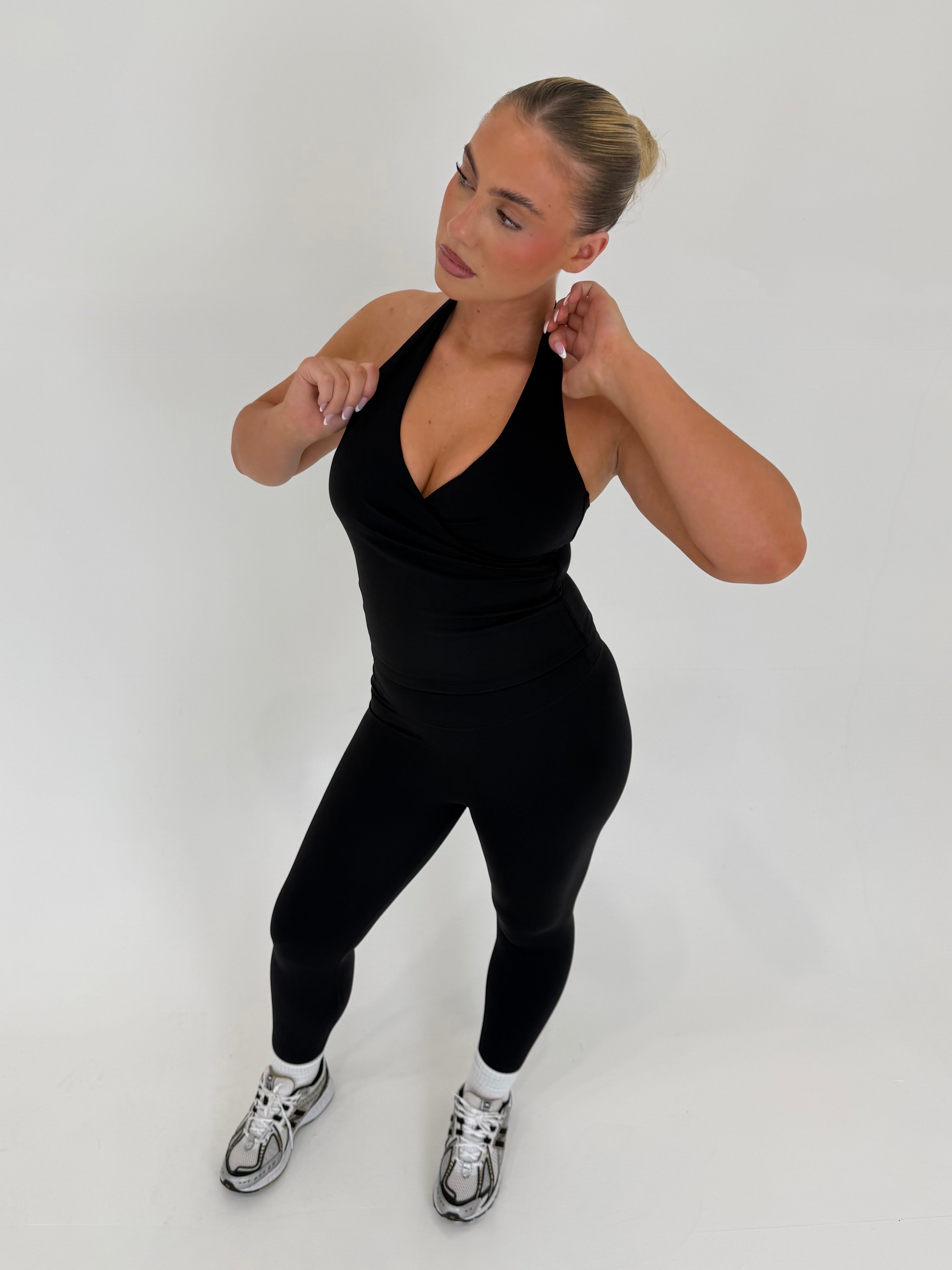 Forma Black SkinForm Sculpt V-Neck Activewear Set