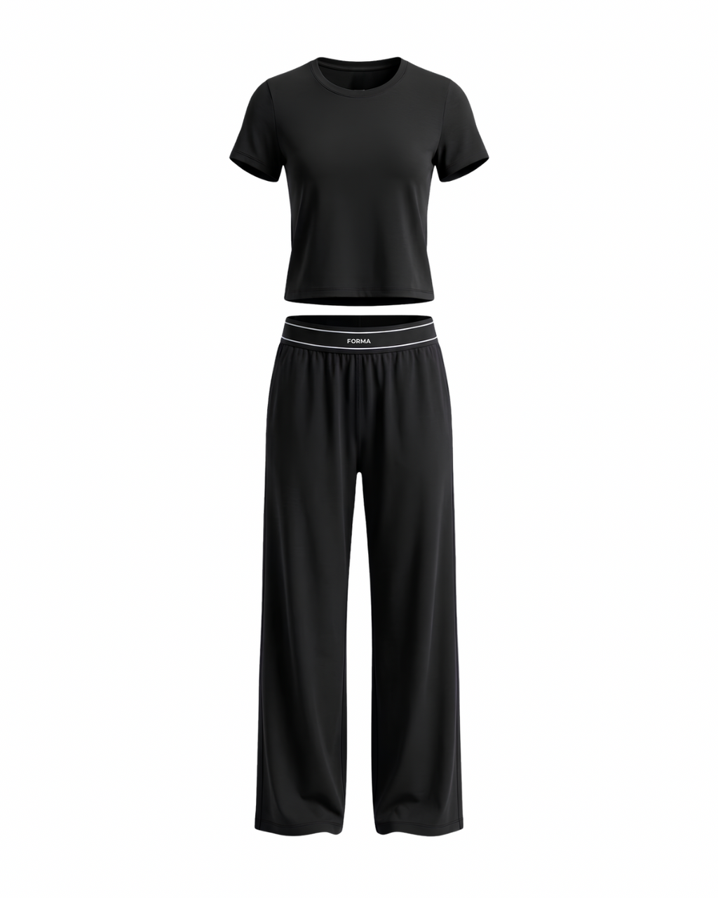 Forma Black Off Duty Trouser Set