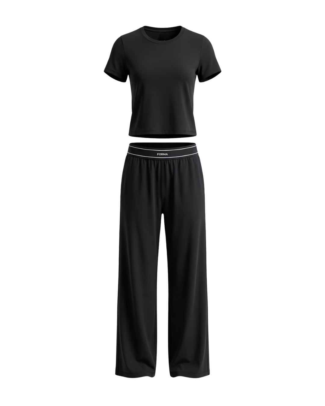 Forma Black Off Duty Trouser Set