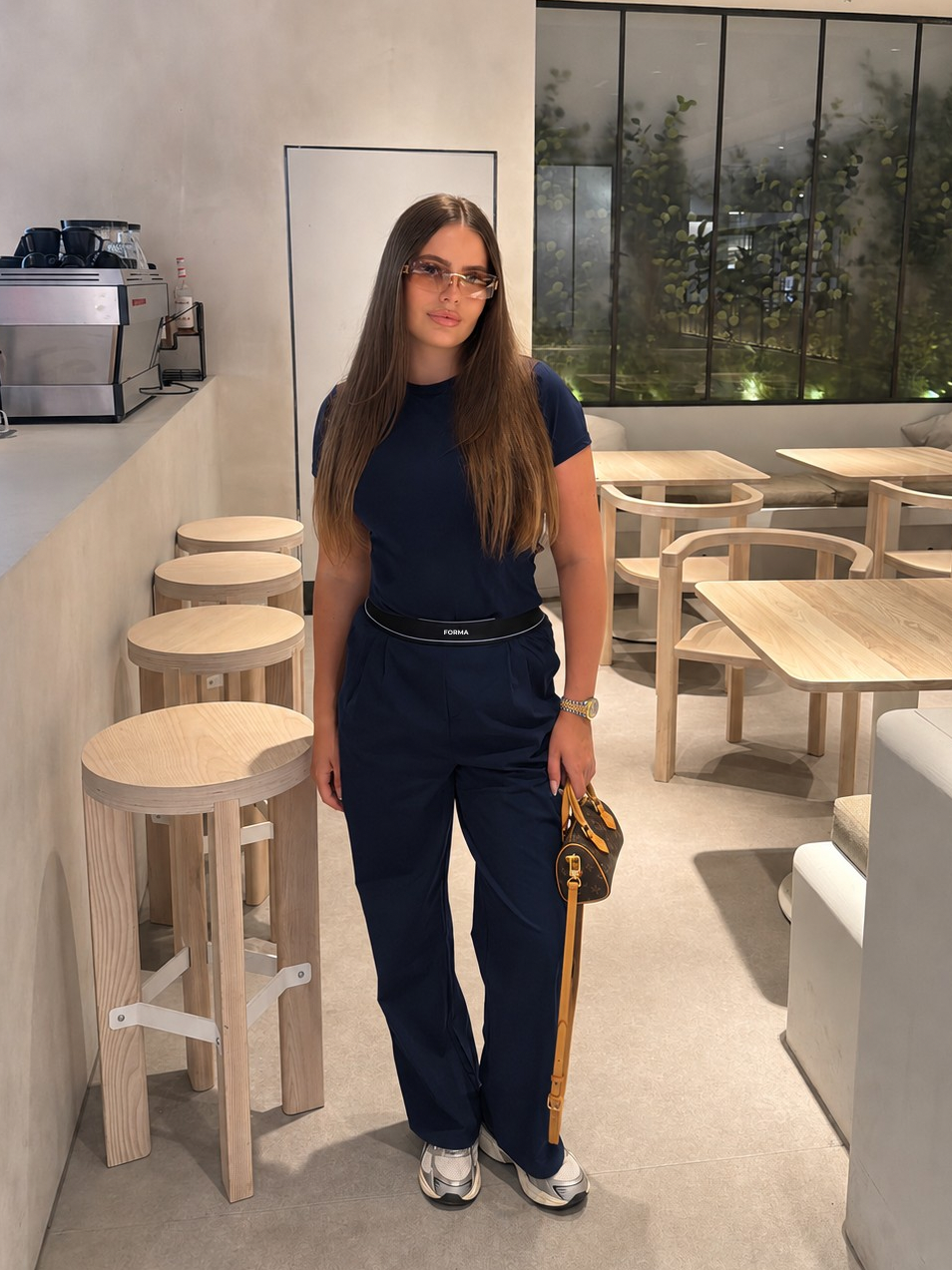 Forma Navy Off Duty Trouser Set