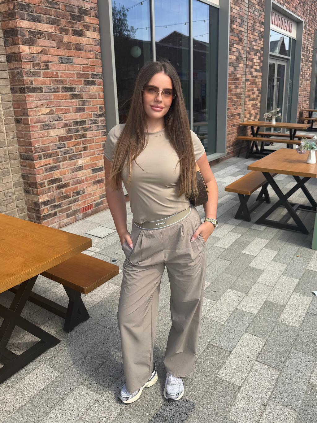 Forma Stone Off Duty Trouser Set