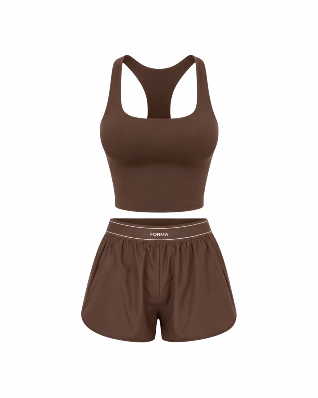 Forma Mocha Off Duty Shorts Set
