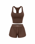 Forma Mocha Off Duty Shorts Set