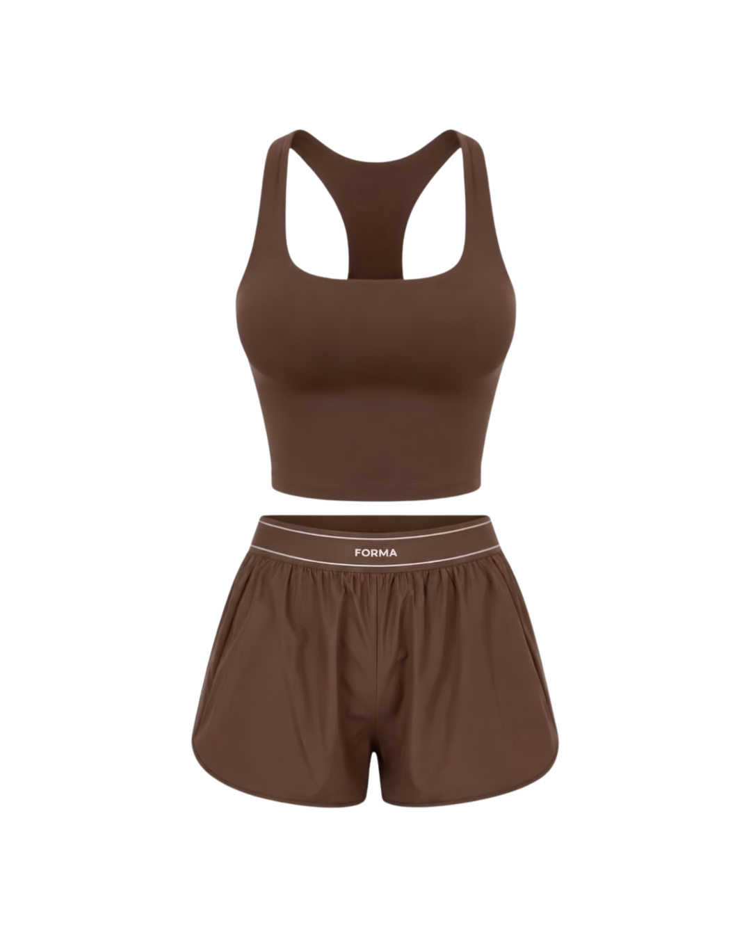 Forma Mocha Off Duty Shorts Set