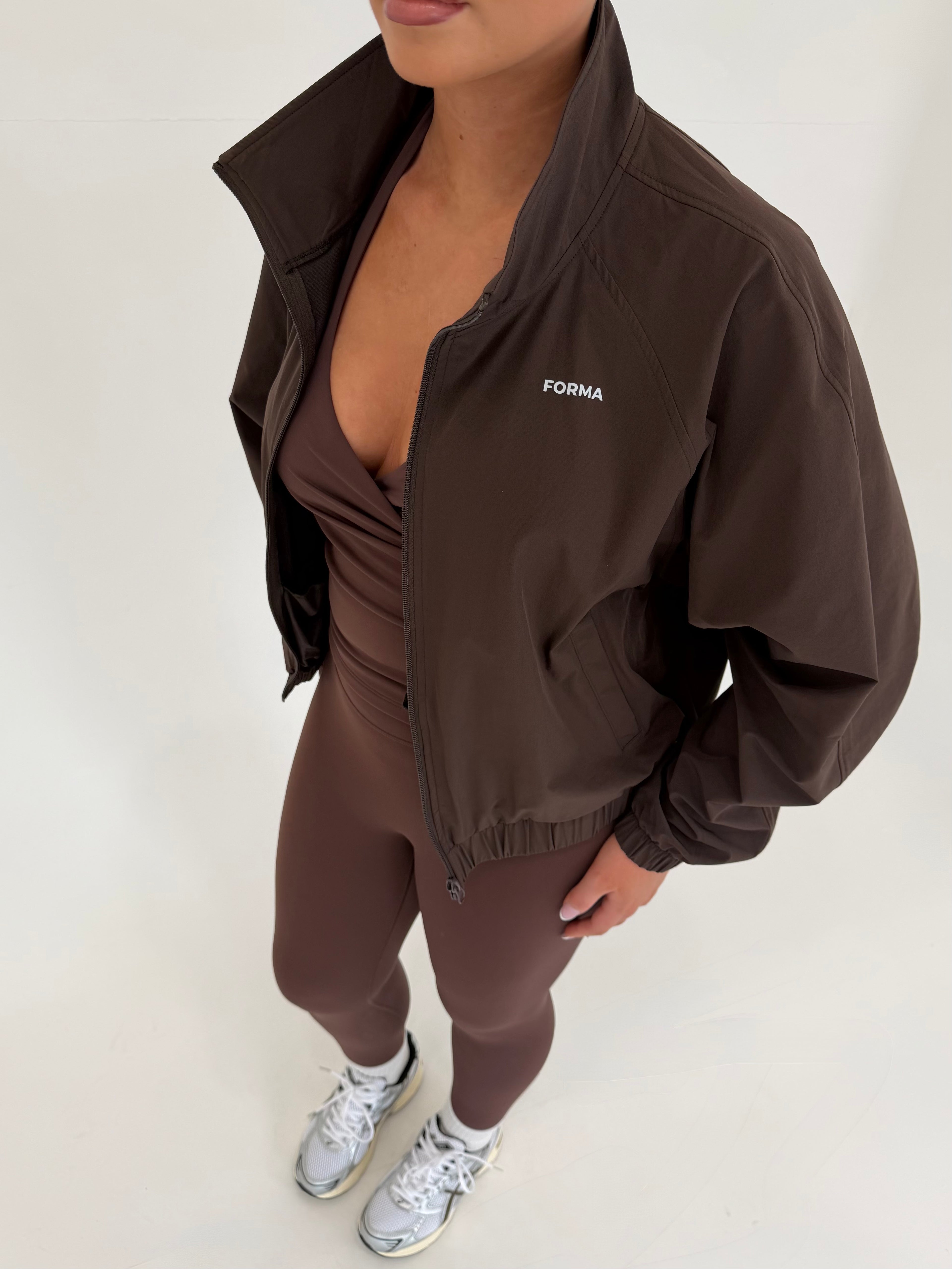 Forma Aero Mocha Lightweight Performance Windbreaker Jacket