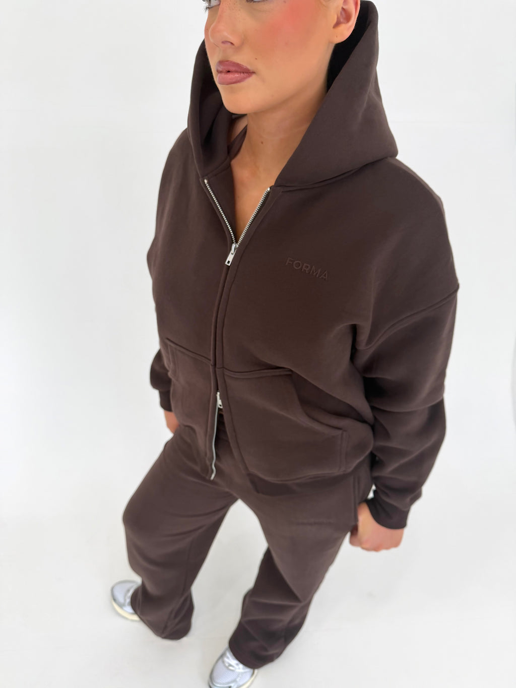 Forma Born Premium Straight Mocha Leg Tracksuit Set