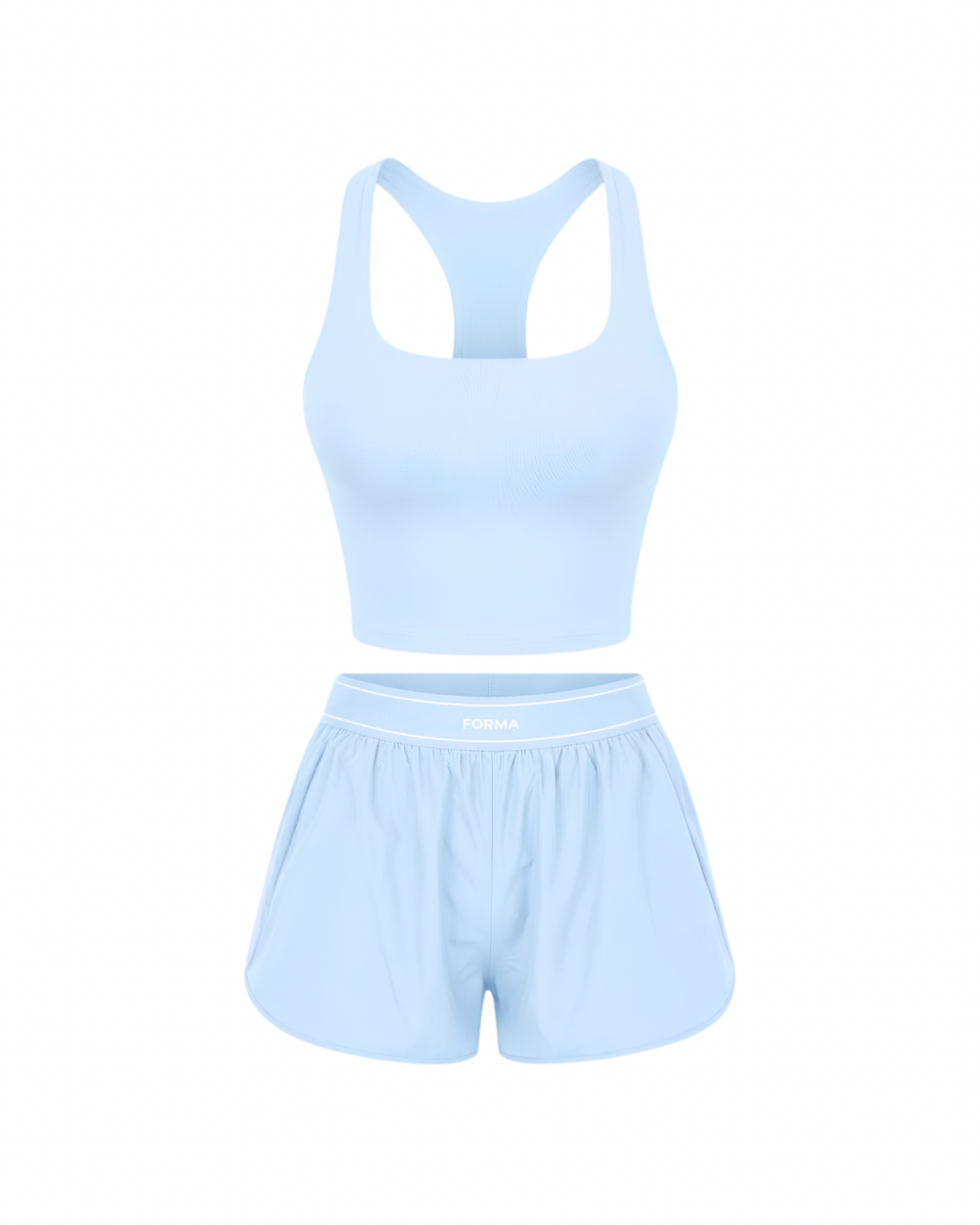 Forma Blue Off Duty Shorts Set