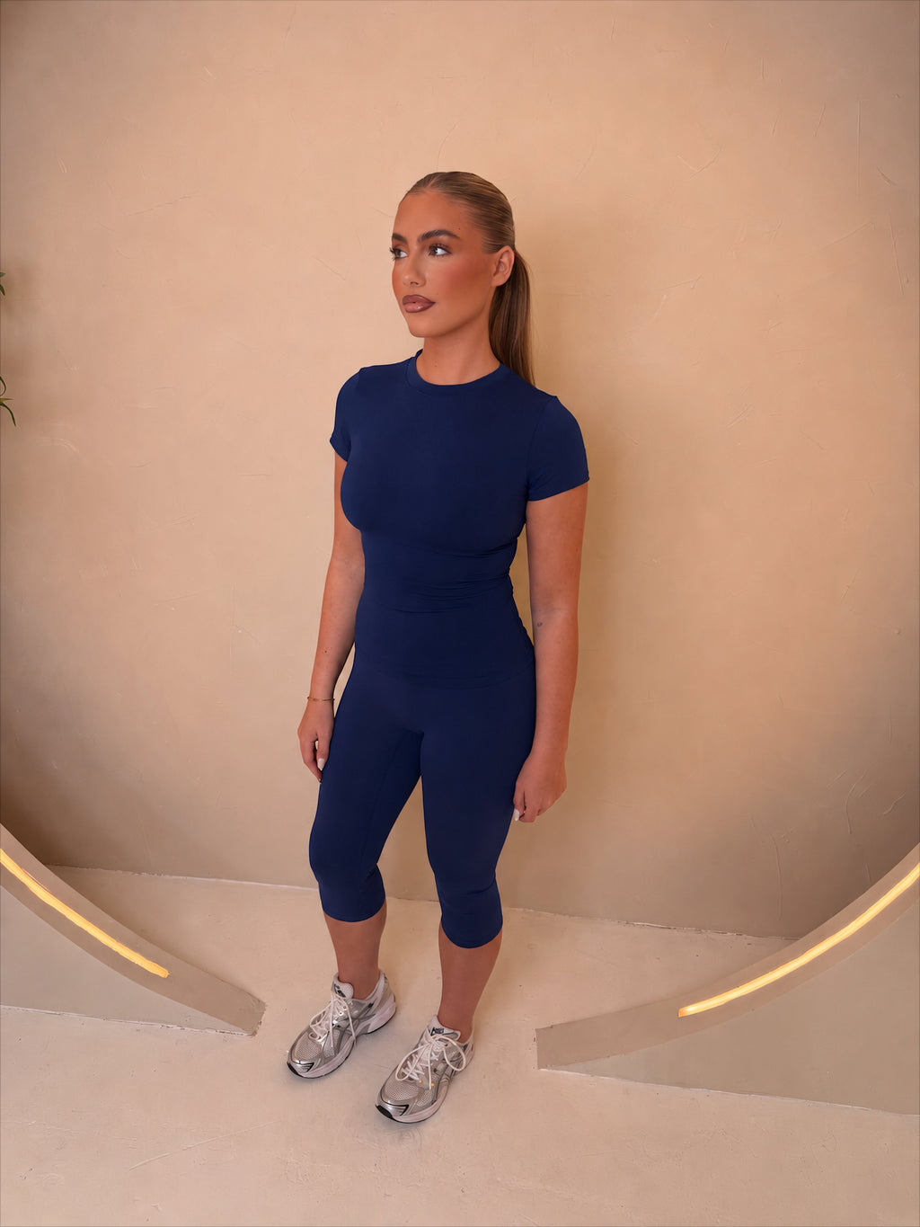 Forma Essential Navy Capri Set