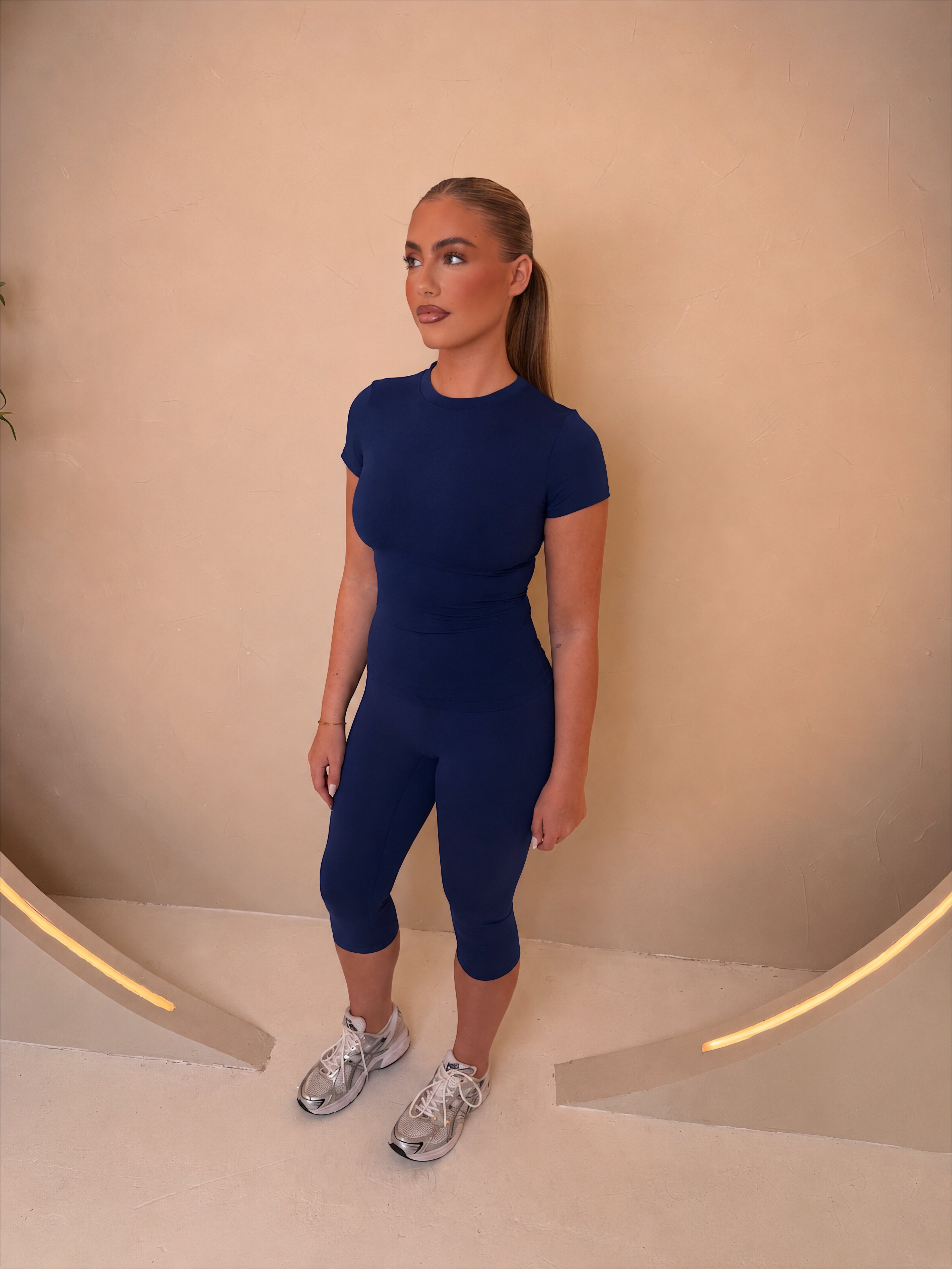 Forma Essential Navy Capri Set