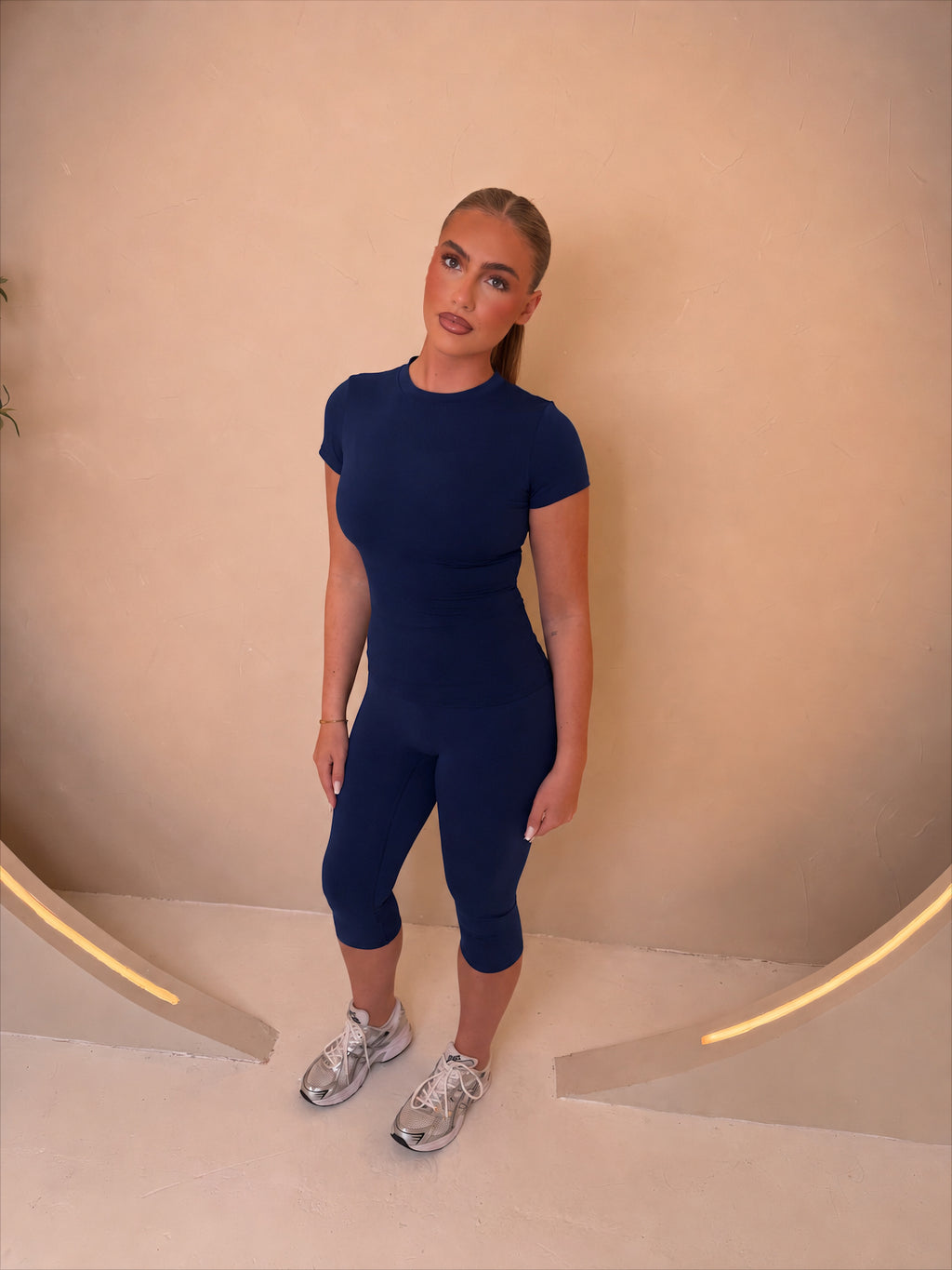 Forma Essential Navy Capri Set