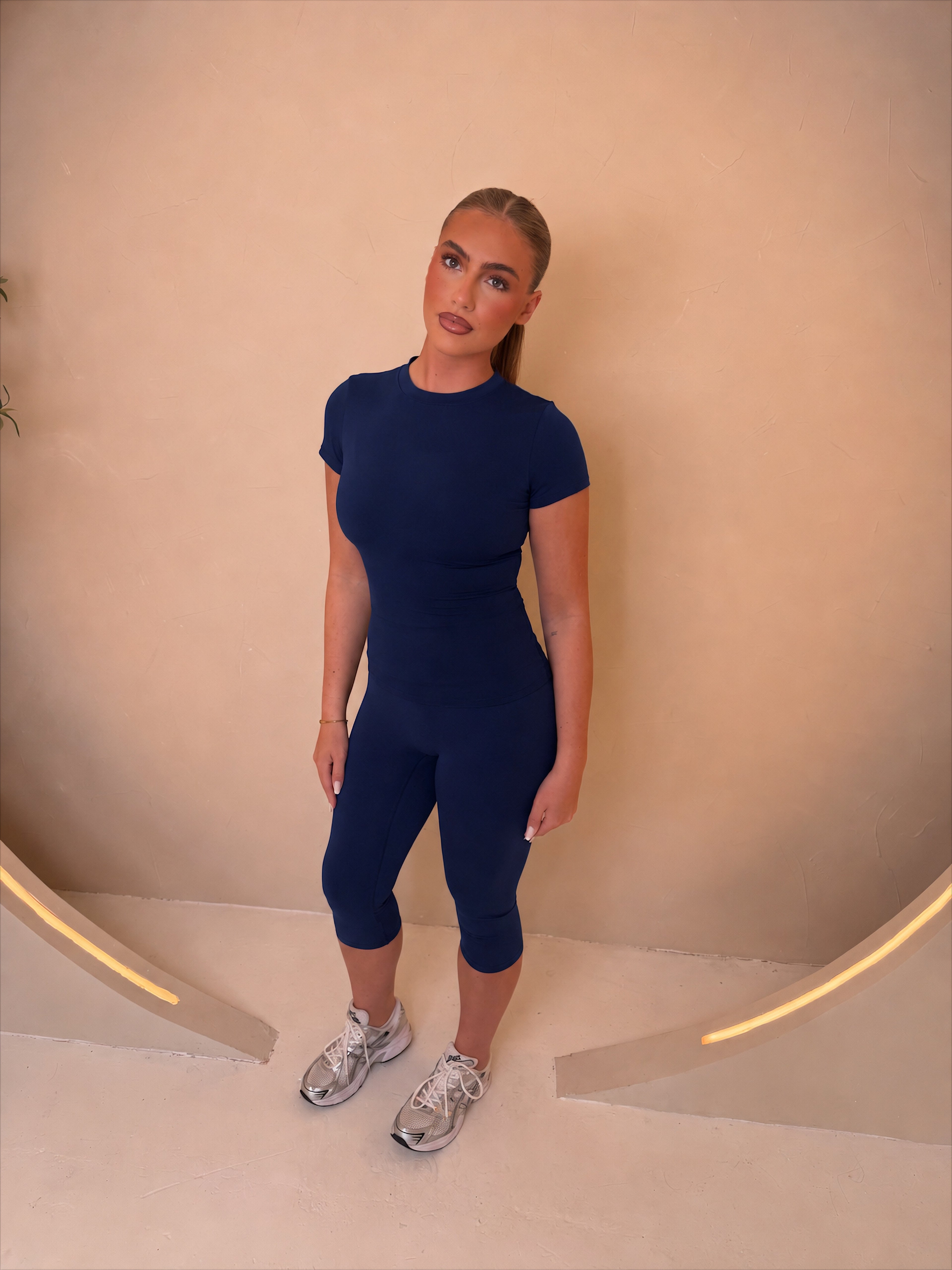 Forma Essential Navy Capri Set